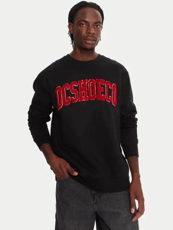 DC Shoes Bluza Varsity EDYFT03547 Czarny Regular Fit