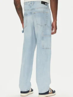 DC Shoes Jeansy Worker Baggy Carpenter Ril ADYDP03087 Błękitny Regular Fit