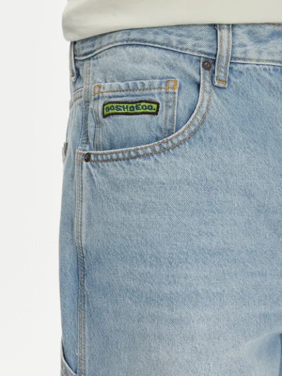 DC Shoes Jeansy Worker Baggy Carpenter Ril ADYDP03087 Błękitny Regular Fit