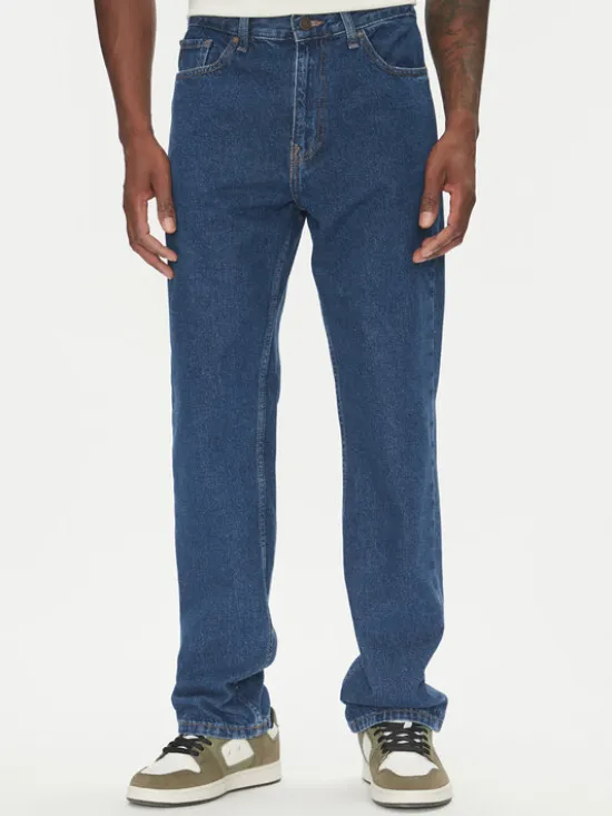 DC Shoes Jeansy Worker Straight ADYDP03072 Niebieski Regular Fit