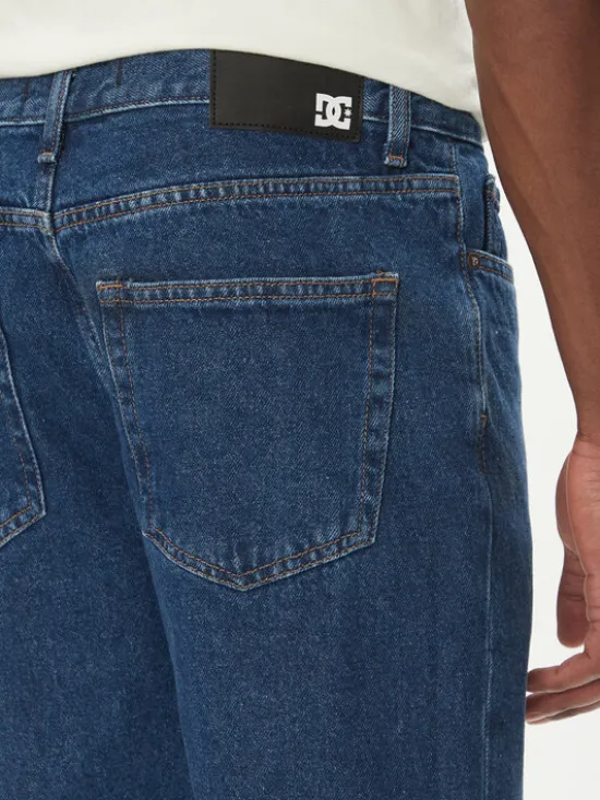 DC Shoes Jeansy Worker Straight ADYDP03072 Niebieski Regular Fit