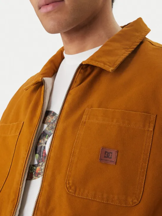 DC Shoes Kamizelka Keyless EDYJK03264 Brązowy Regular Fit