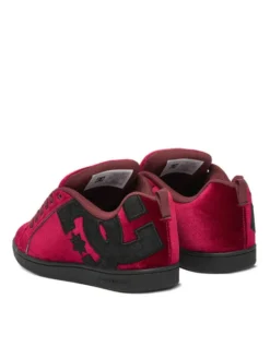 DC Shoes Sneakersy EO-COURT GRAFFIK LE DC02894601 Bordowy