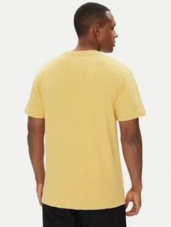DC Shoes T-Shirt ADYKT03246 Żółty Regular Fit