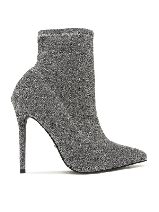 DeeZee Botki KL-HT6933-1 Srebrny