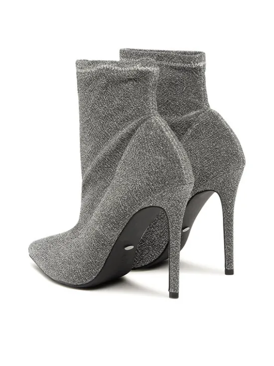 DeeZee Botki KL-HT6933-1 Srebrny