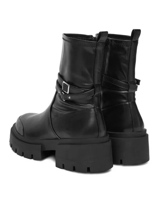 DeeZee Botki W4LH101008D Czarny