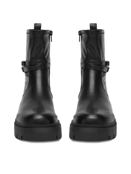 DeeZee Botki W4LH101008D Czarny