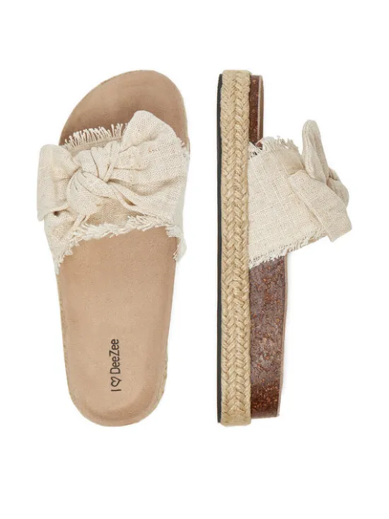 DeeZee Espadryle 92529 Beżowy