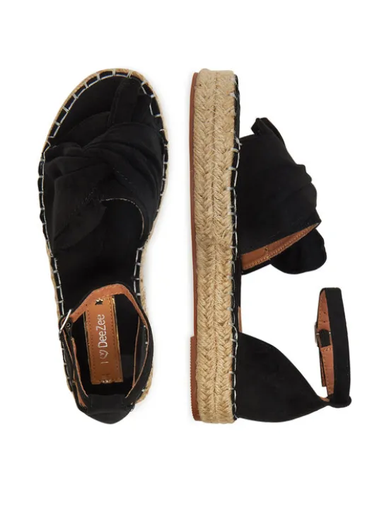 DeeZee Espadryle 8-807-1 Czarny