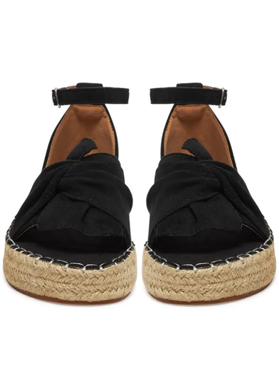 DeeZee Espadryle 8-807-1 Czarny