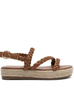 DeeZee Espadryle E8875-1 Brązowy