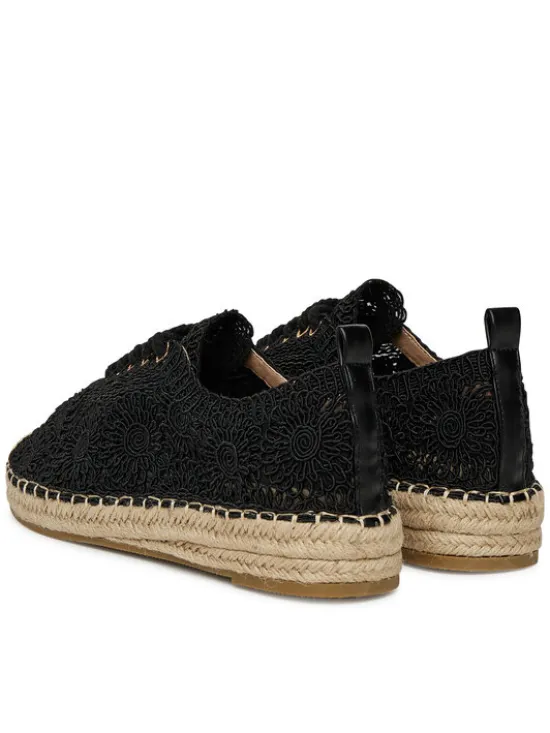 DeeZee Espadryle 3H33549-1 Czarny