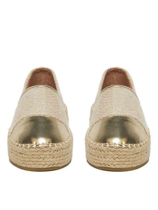 DeeZee Espadryle JSZ701-2 Złoty