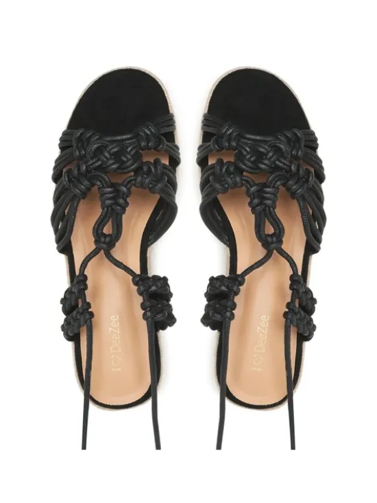 DeeZee Espadryle RT220681 Czarny