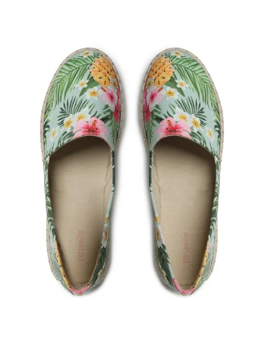 DeeZee Espadryle WSS990-103 Zielony