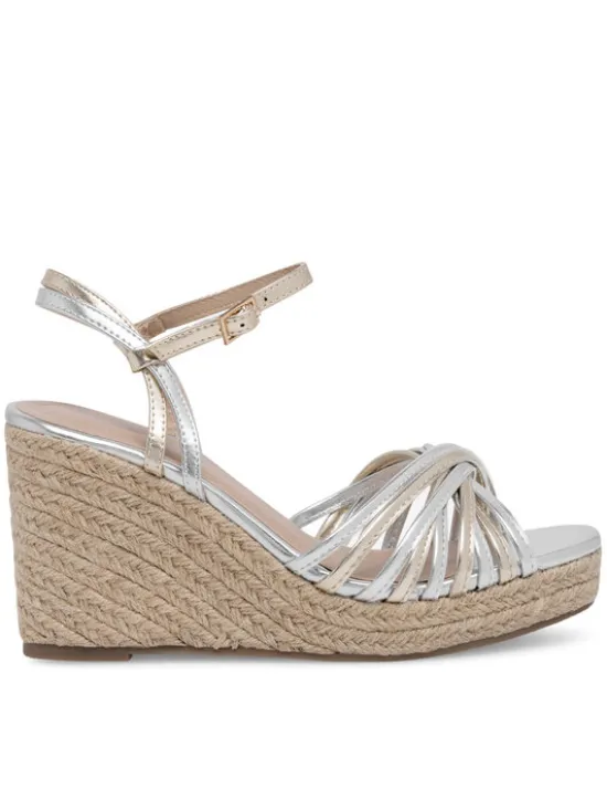 DeeZee Espadryle WYL2610-01 Srebrny