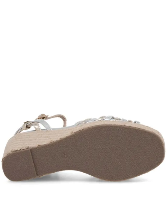DeeZee Espadryle WYL2610-01 Srebrny