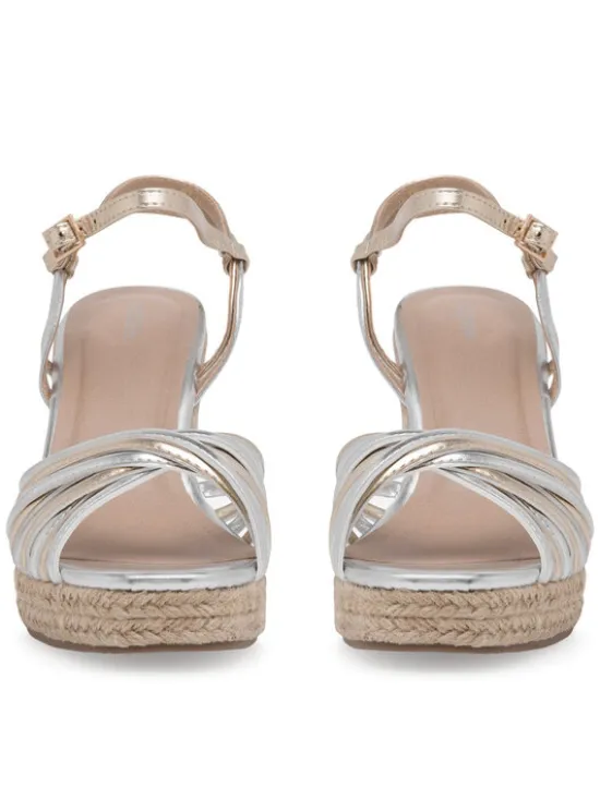 DeeZee Espadryle WYL2610-01 Srebrny