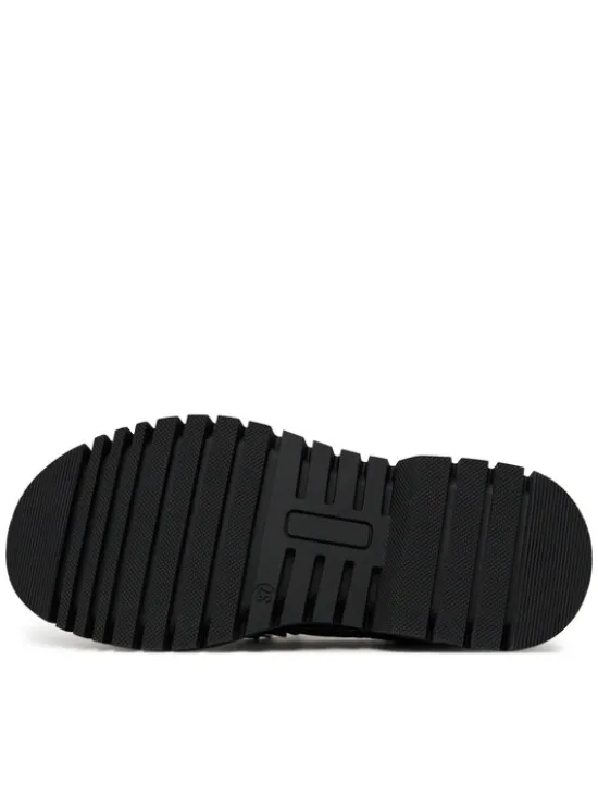 DeeZee Loafersy 60062D-2 Czarny