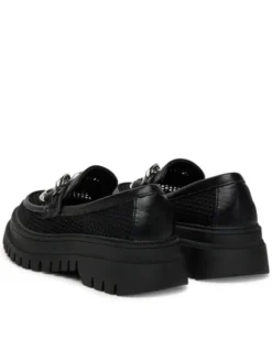 DeeZee Loafersy 60062D-2 Czarny