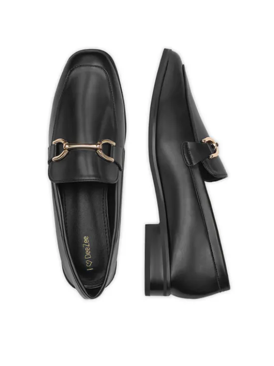DeeZee Loafersy DXF26165-231001 Czarny