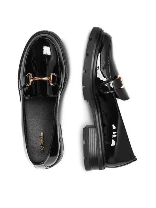 DeeZee Loafersy FLORENCE HY60116-3 Czarny