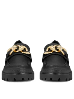 DeeZee Loafersy 23038T259 Czarny