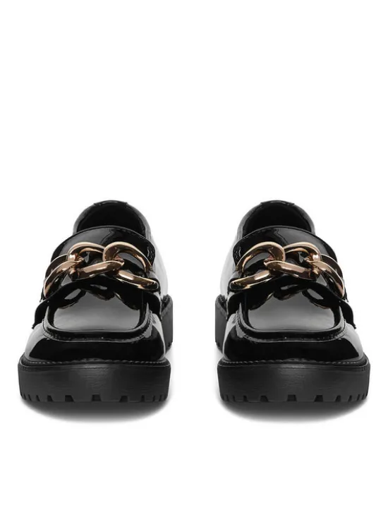 DeeZee Loafersy WS5621-18 Czarny