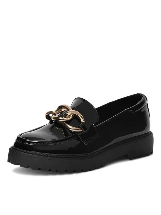 DeeZee Loafersy WS5621-18 Czarny