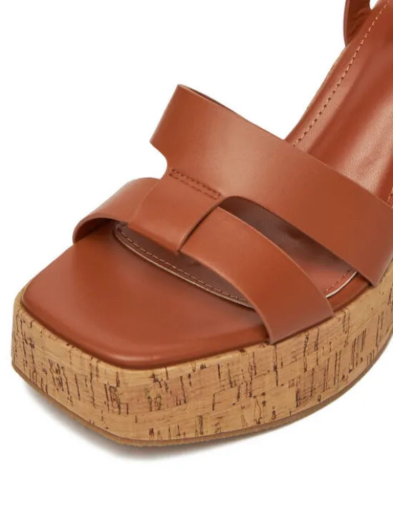 DeeZee Sandały F23858 Brązowy