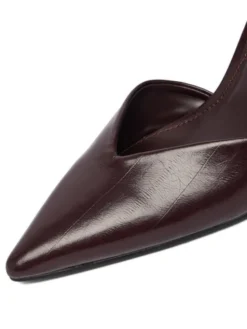 DeeZee Szpilki CEO-CD25-355-1 Bordowy