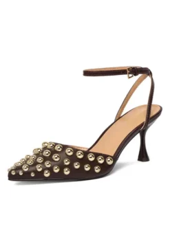 DeeZee Szpilki CEO-HY0570-1 Brązowy