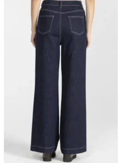 Deni Cler Milano Jeansy T-DC-5261-E5-10-59-1 Granatowy Loose Leg