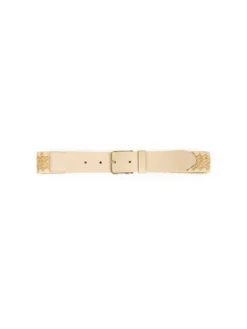 Deni Cler Milano Pasek T-DC-P107-F2-77-12-1 Beżowy