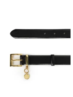 Deni Cler Milano Pasek T-DC-P106-F2-77-90-1 Czarny