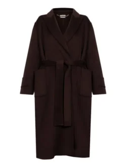 Deni Cler Milano Płaszcz przejściowy T-DC-8066-F5-90-78-1 Brązowy Regular Fit