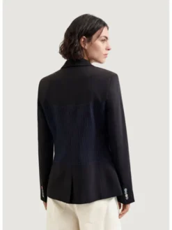 Desigual Marynarka AME_WAVE_DIPLO Niebieski Blazer Fit