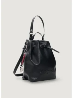 Desigual Plecak BACK_HALF LOGO LUENA NF B Czarny