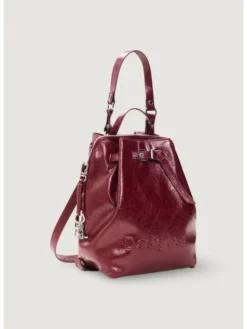 Desigual Plecak BACK_HALF LOGO LUENA NF Czerwony