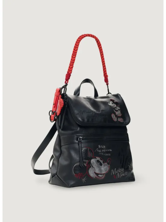 Desigual Plecak BACK_MICKEY FACE HAMPTON Czarny