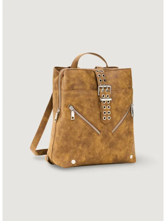 Desigual Plecak BACK_VALENTINE CAMEL SUMY Brązowy