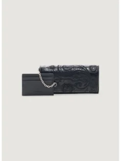 Desigual Portfel MONE_SIROCO MARINA BLACK Czarny