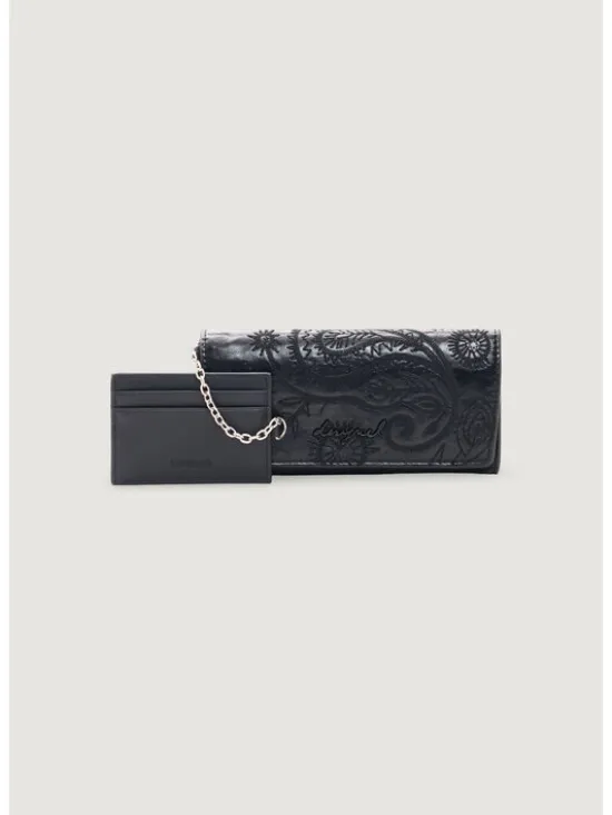 Desigual Portfel MONE_SIROCO MARINA BLACK Czarny