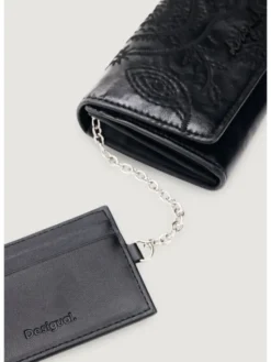 Desigual Portfel MONE_SIROCO MARINA BLACK Czarny
