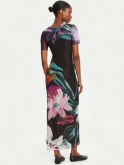 Desigual Sukienka codzienna Bernadette 25WWVK19 Kolorowy Slim Fit