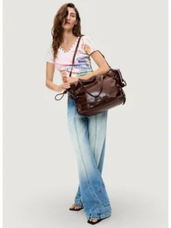 Desigual Torebka BAG_GALAXY LIFTA 2.0 Brązowy