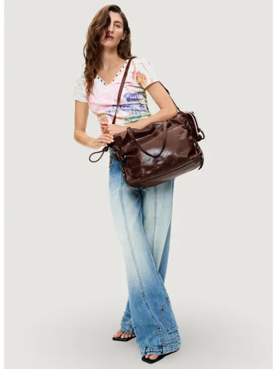 Desigual Torebka BAG_GALAXY LIFTA 2.0 Brązowy
