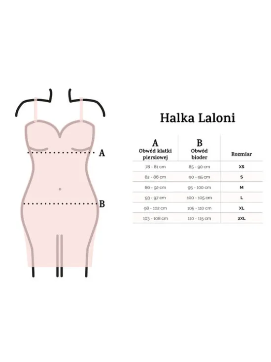 DKaren Lingerie Halka Laloni Czerwony Classic Fit