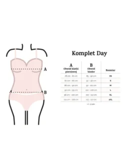 DKaren Lingerie Komplet bielizny Day Czarny Classic Fit
